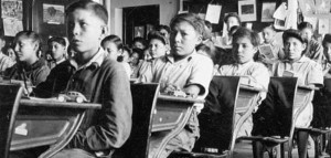 Students at Old Sun Residential School, Alberta. (Anglican Church Archives)