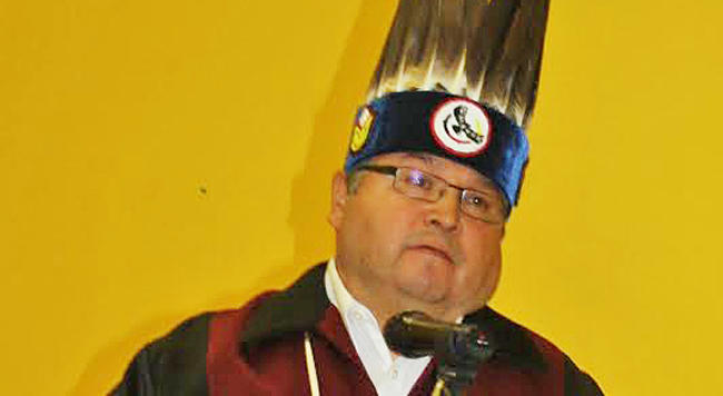 Sagamok Anishinawbek Chief Paul Eshkakogan 