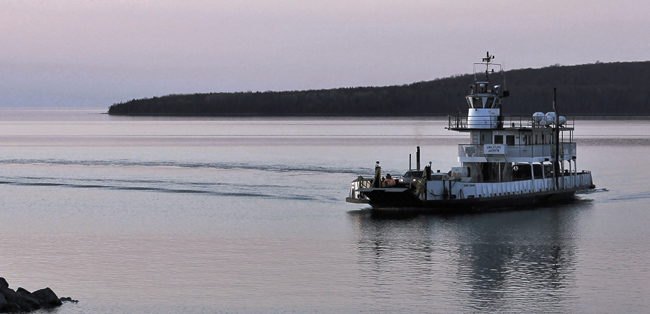 Beausoleil First Nation's passenger ferry the Sandy Graham. – Photo by Sharon Monague