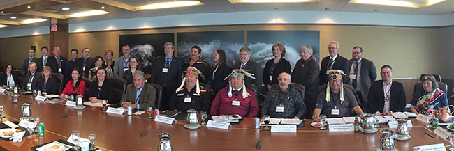 On March 22, the Great Lakes Guardians Council invited participants that includes Great Lakes Ministers with the Ministry of the Environmental and Climate Change as the Chair, First Nation communities, leaders from Municipalities, industry, environmental groups, recreation and tourism sectors, the science community and other interest or experts.
