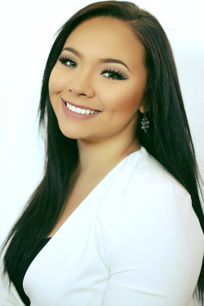 Nathalie Restoule, 20, is running in the Miss Northern Ontario Pageant. 