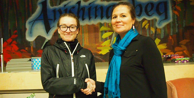 Chief Leslee White-Eye and Rachel Thevenard's, of Kitchener/Waterloo area, “Run Against Line 9” is in support of Chippewas of the Thames First Nation’s Supreme Court case 