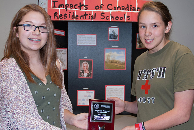 Kaitlyn Restoule and Emma Starcevic head to Toronto for provincial fair June 11-12.