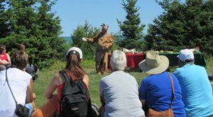 Garden River’s Leo Binda shared some of his knowledge about traditional medicines during the Aug. 7 Fort St. Joseph National Historic Site Medicine Walk.