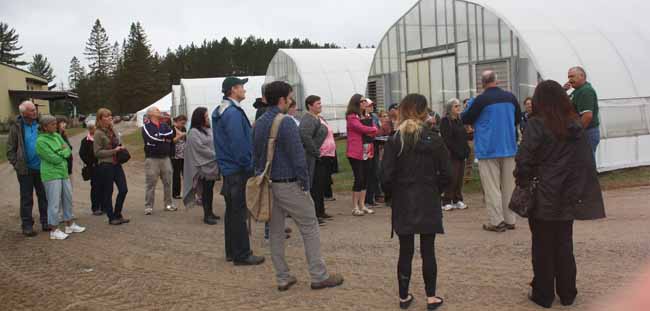 Tours were given on Sept. 22 of Thessalon's Bio Centre. 