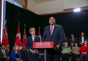 the announcement of the ARD’s establishment on Feb. 16, 2016, with Premier Wynne and Minister Michael Coteau, Minister of Children and Youth Services and Minister Responsible for Anti-Racism. 