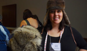 Red Rock Indian Band’s Janelle Wawia recently had a selection of her fur hats, moccasins, mitts and paintings for sale at the Artisans Northwest 41st Annual Art and Fine Craft Show in Thunder Bay.