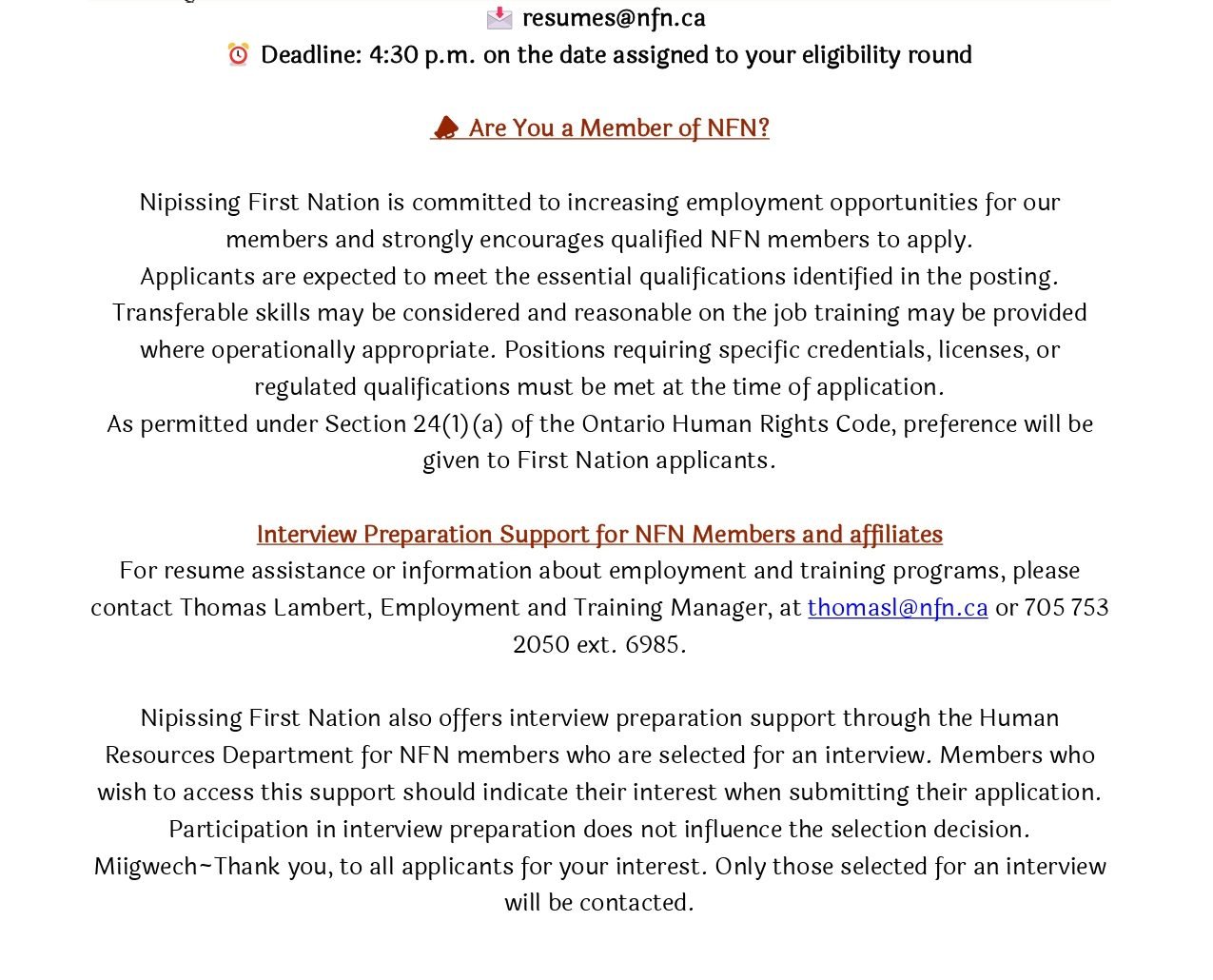 Accounts Payable Coordinator job post page 4