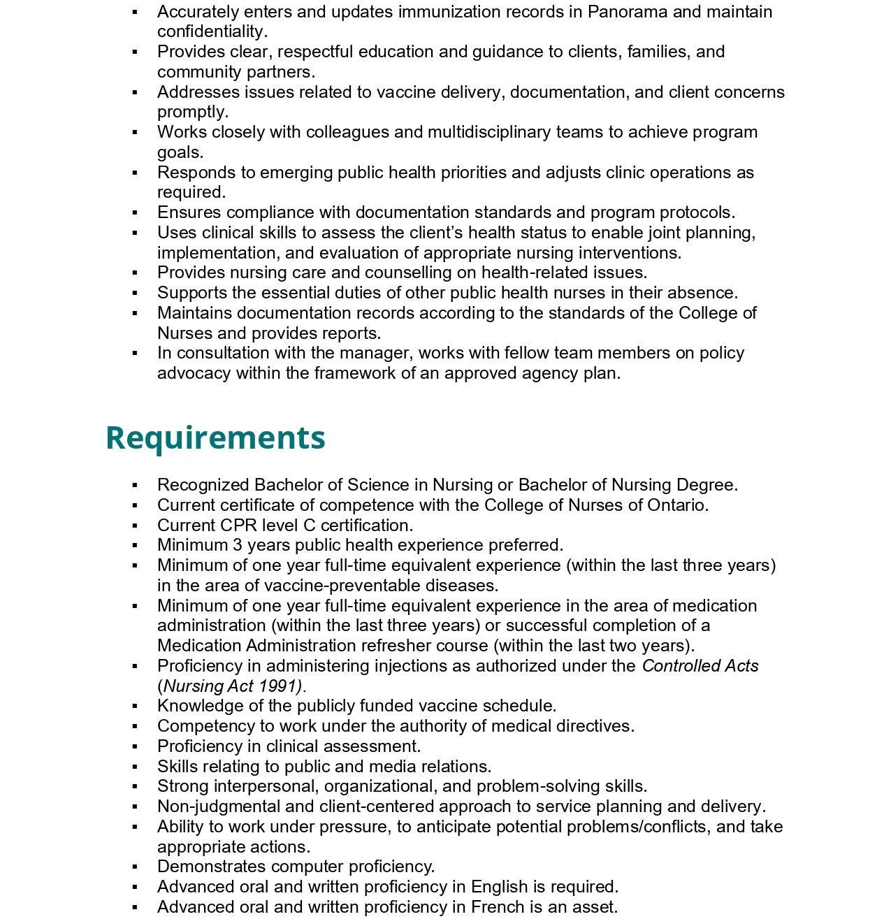 Public Health Nurse 2