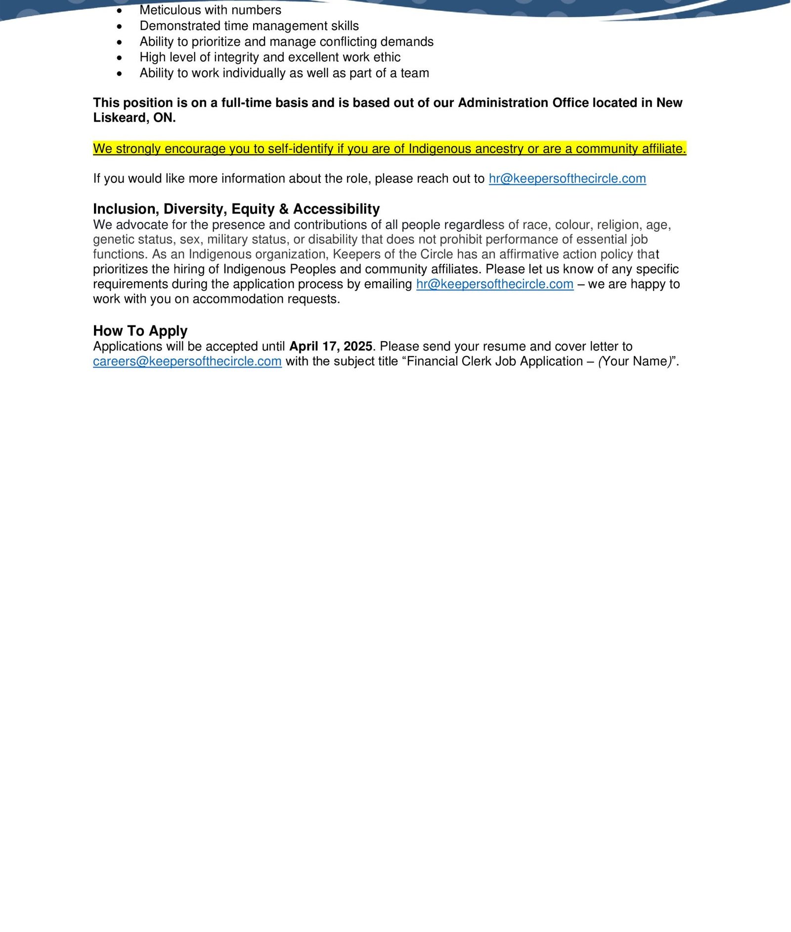 Financial Clerk/Accountant 2