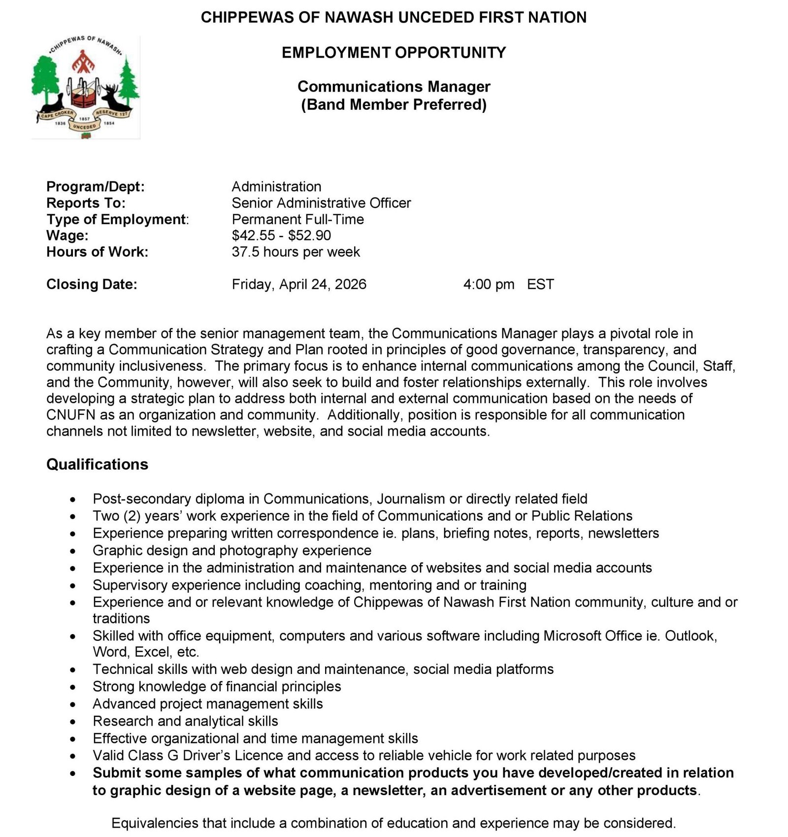 Communications Manager 1