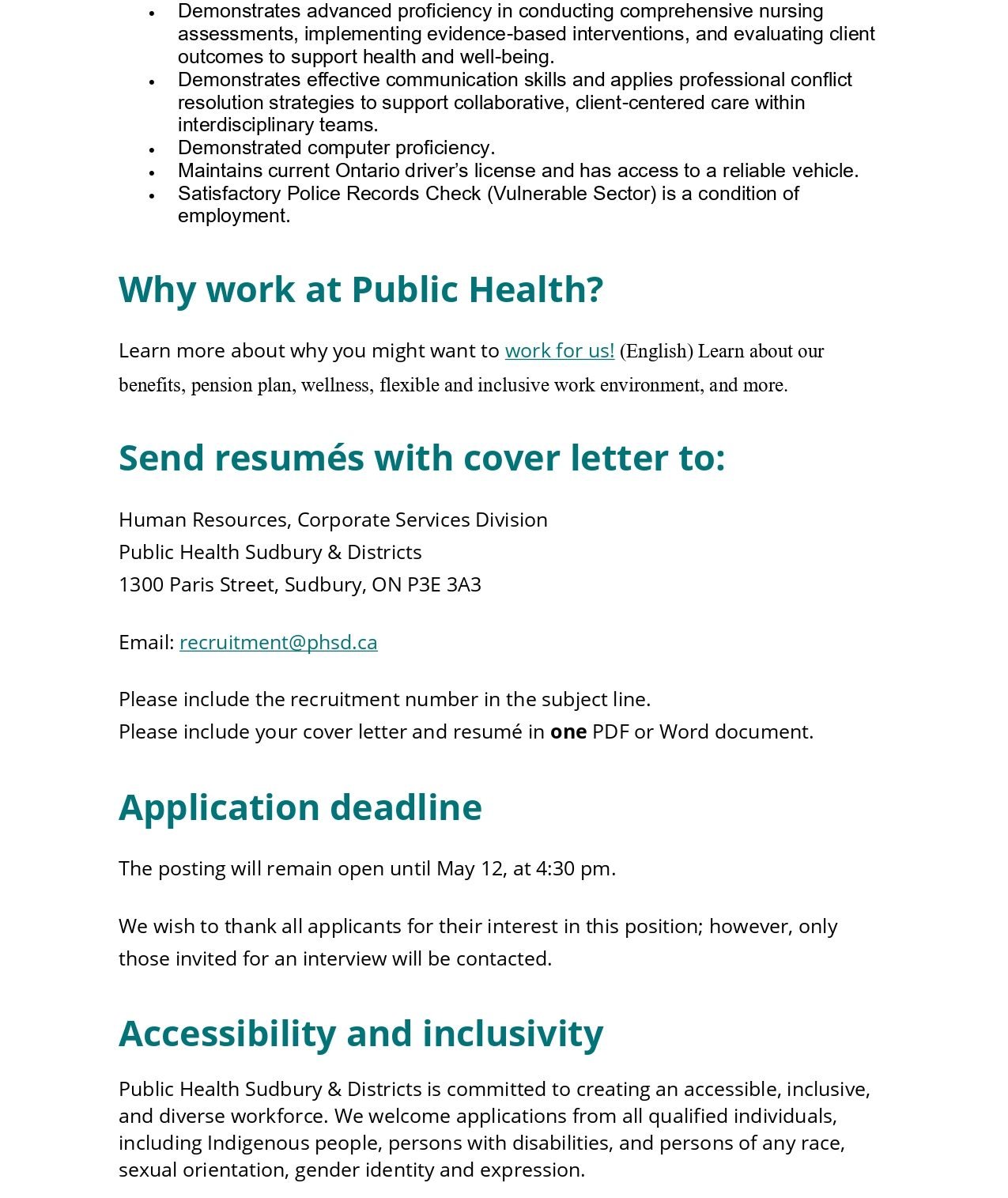Public Health Nurse 3