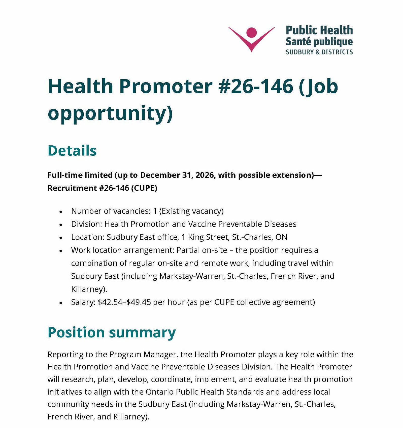 Health Promoter 1
