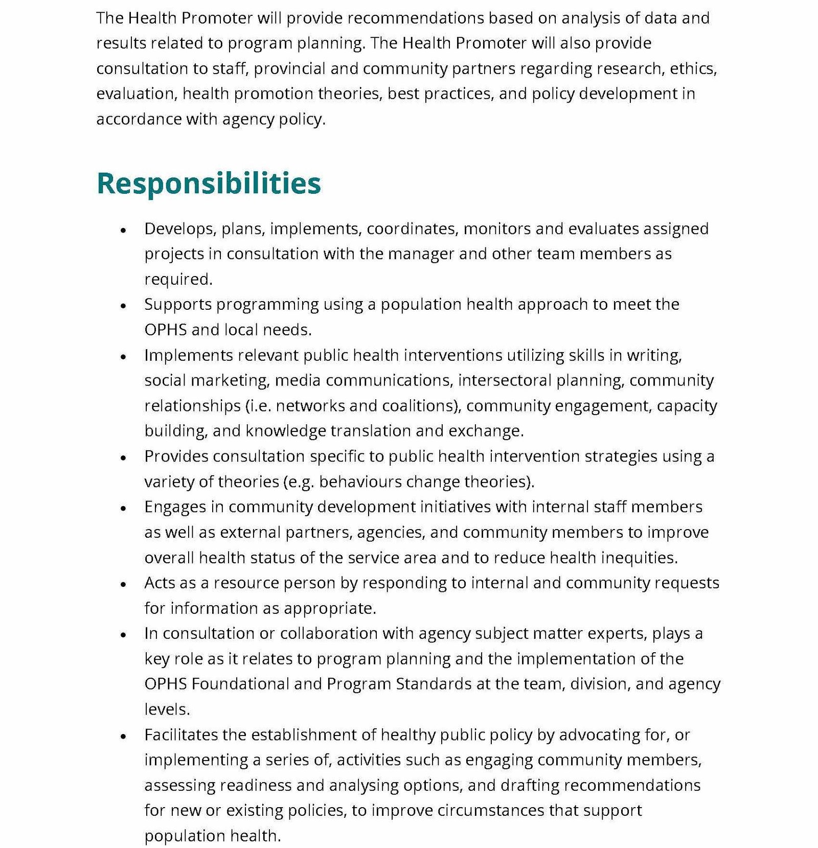 Health Promoter 2