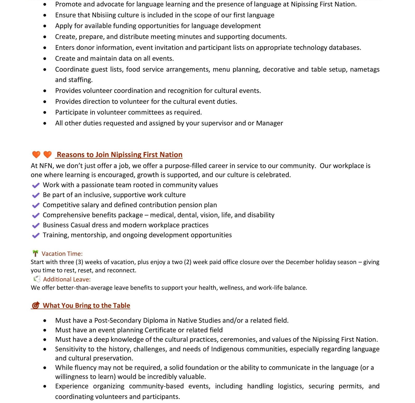 Culture and Language Coordinator 2