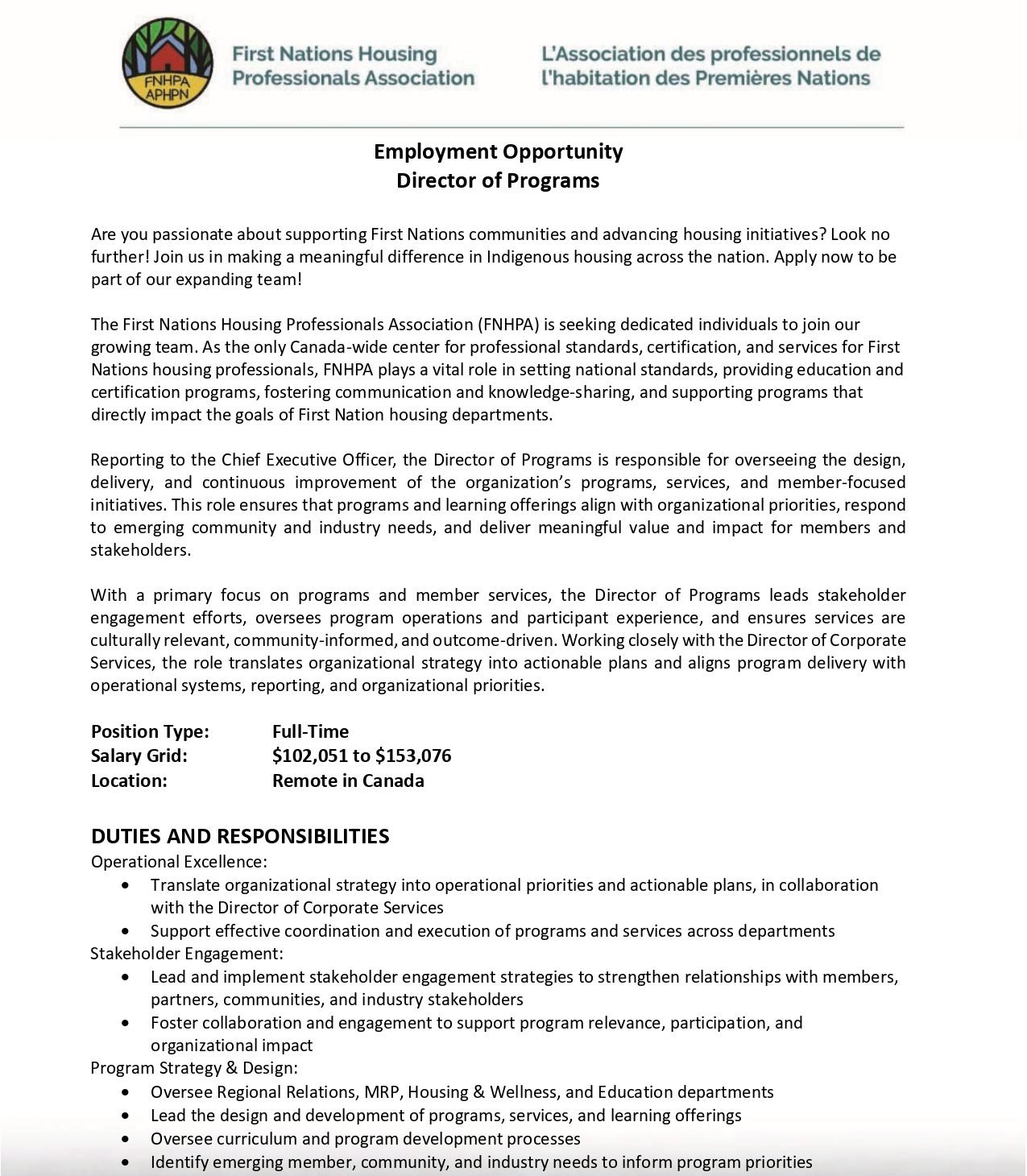 Director of Programs 1