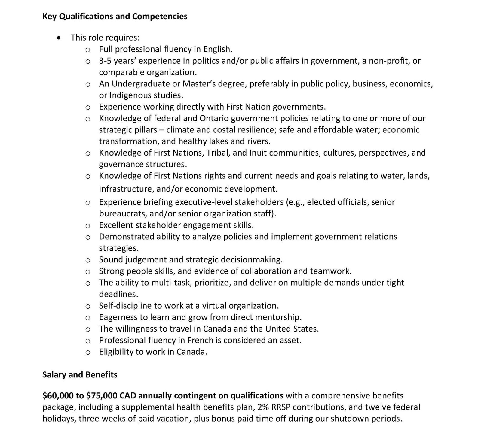 Policy Manager - Canada & First Nation/Tribal 3