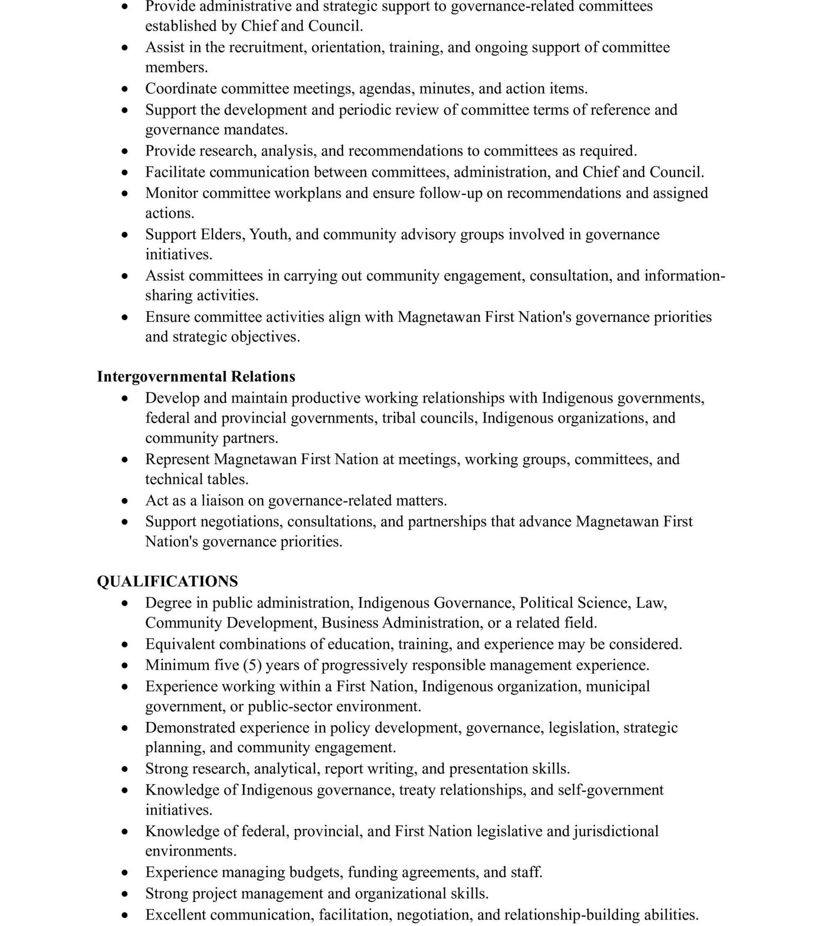 Governance Director 3