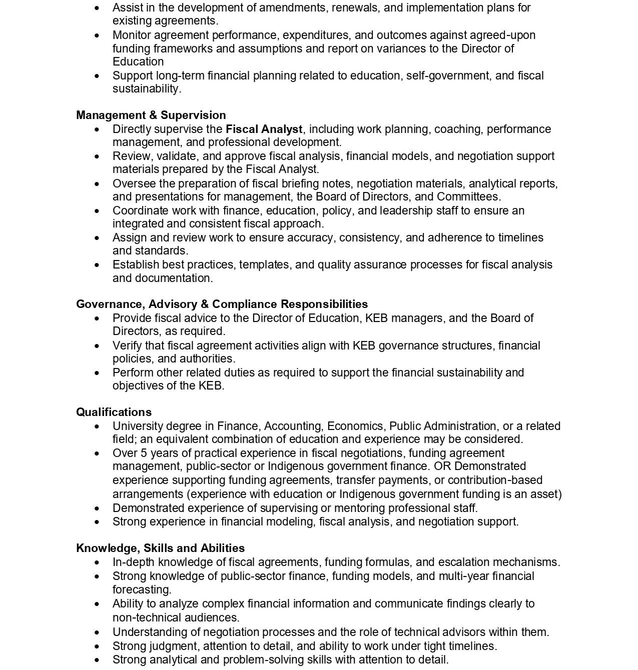 Employment Opportunity (full-time, permanent) 2