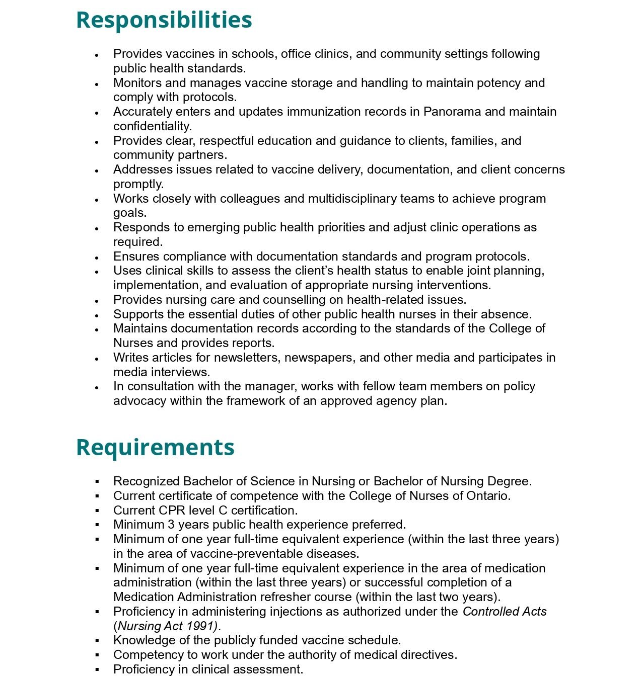 Public Health Nurse 2