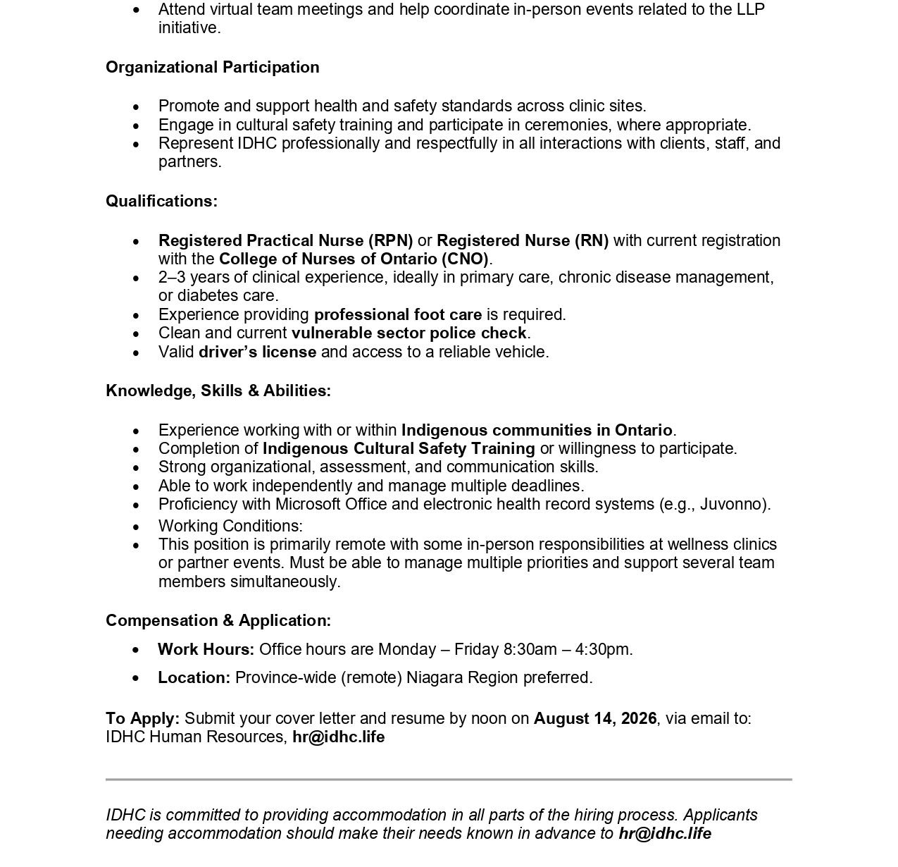 Client Services Nurse 2