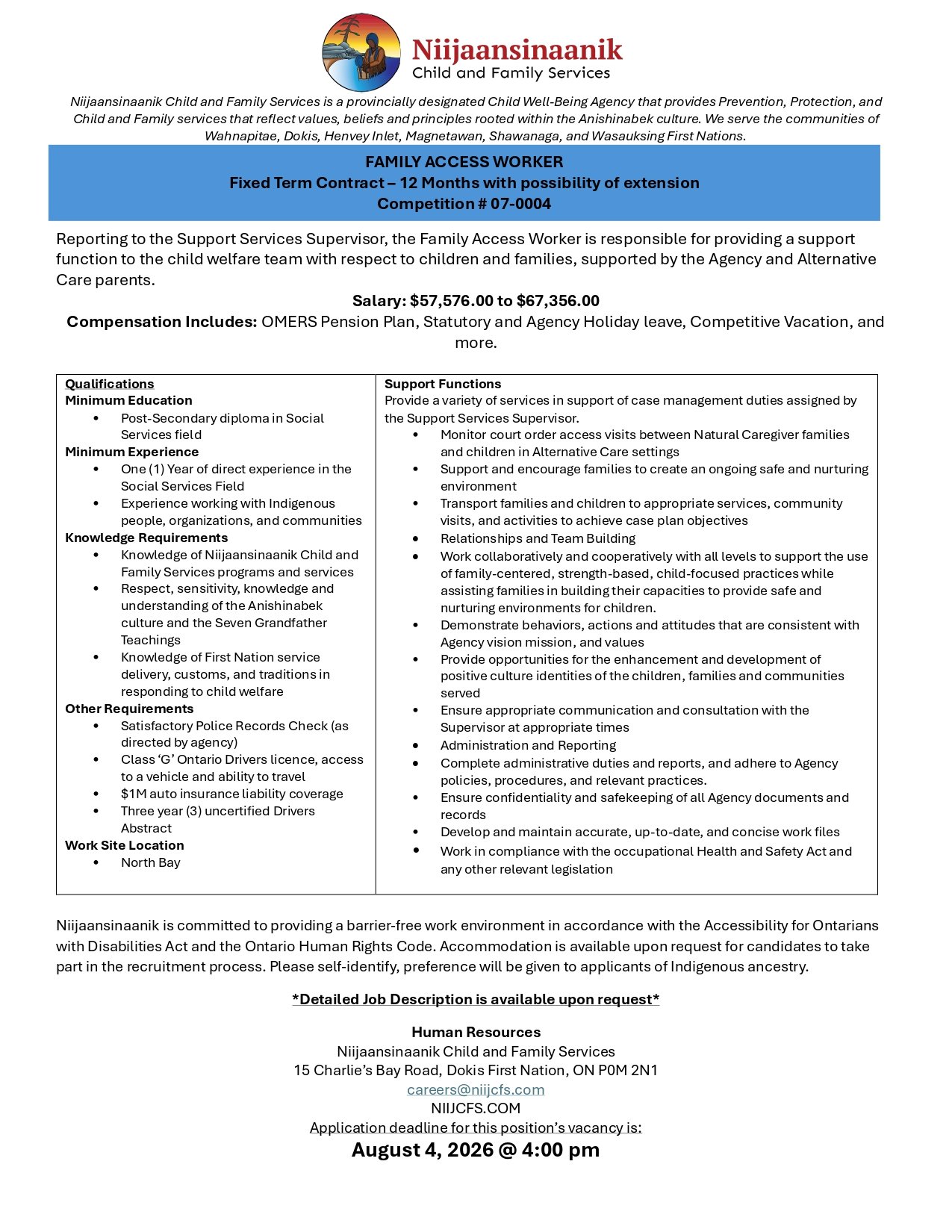 Family Access Worker