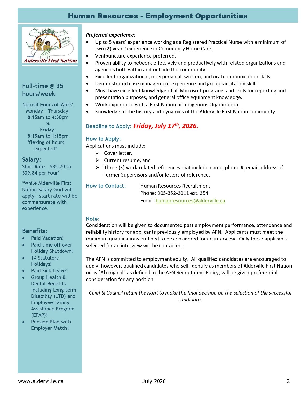 Home & Community Care Coordinator 3