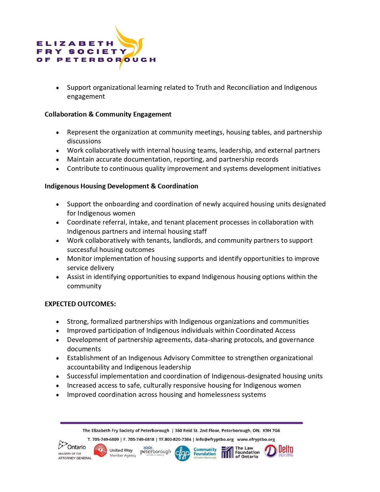 Indigenous Partnerships & Housing Worker 3