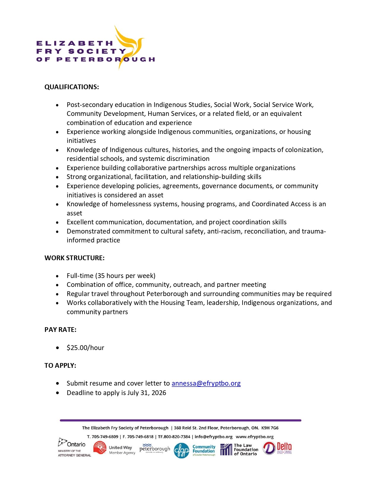 Indigenous Partnerships & Housing Worker 4
