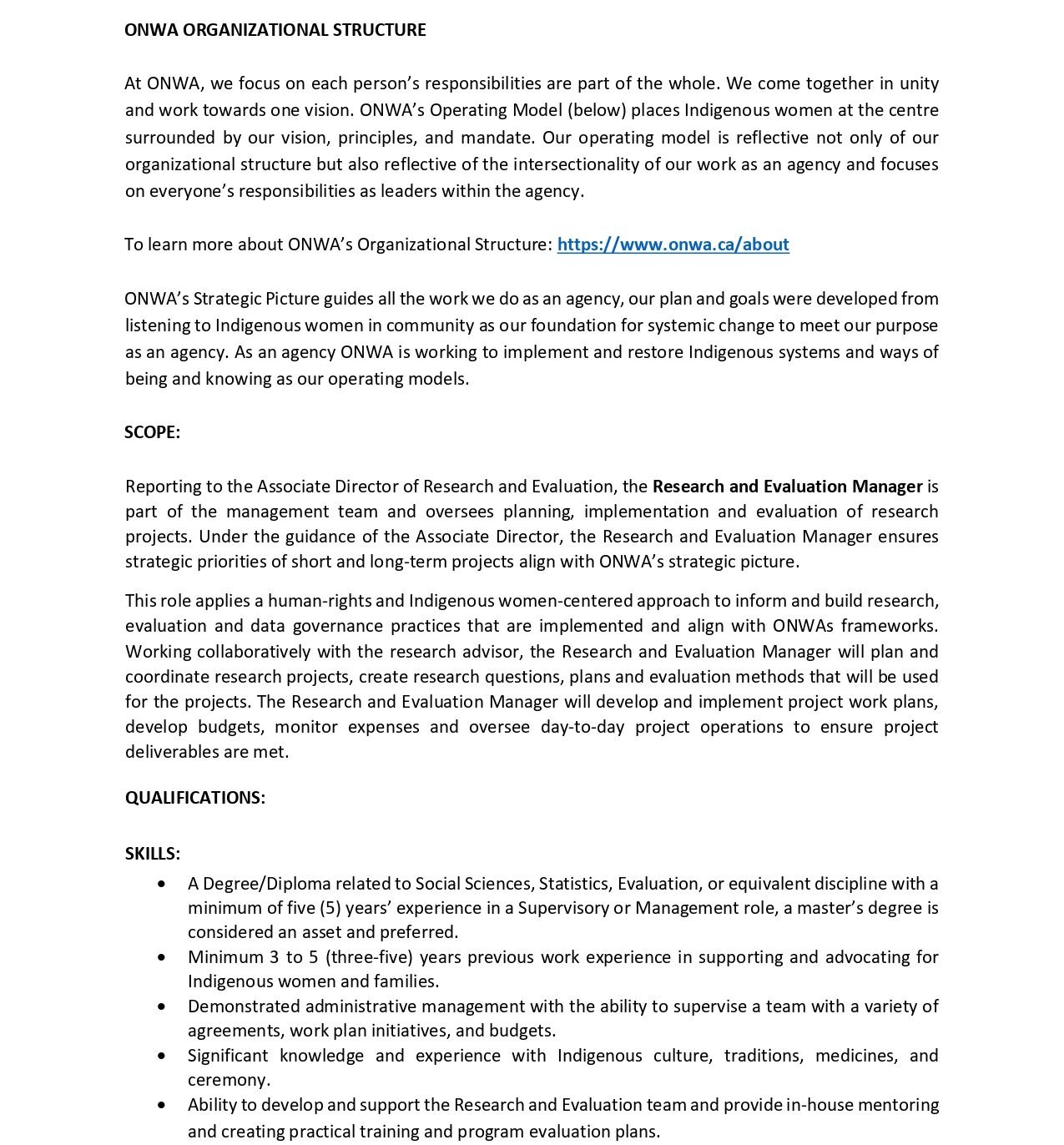 Research and Evaluation Manager - Remote in Ontario 2