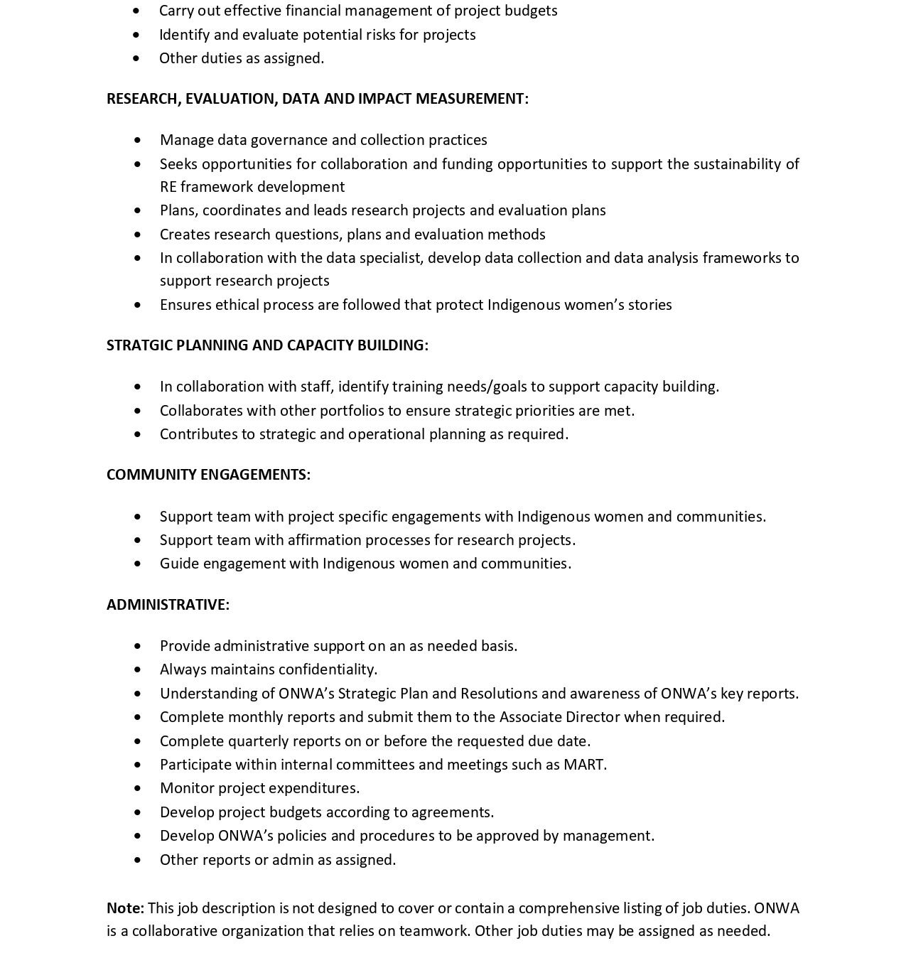 Research and Evaluation Manager - Remote in Ontario 5