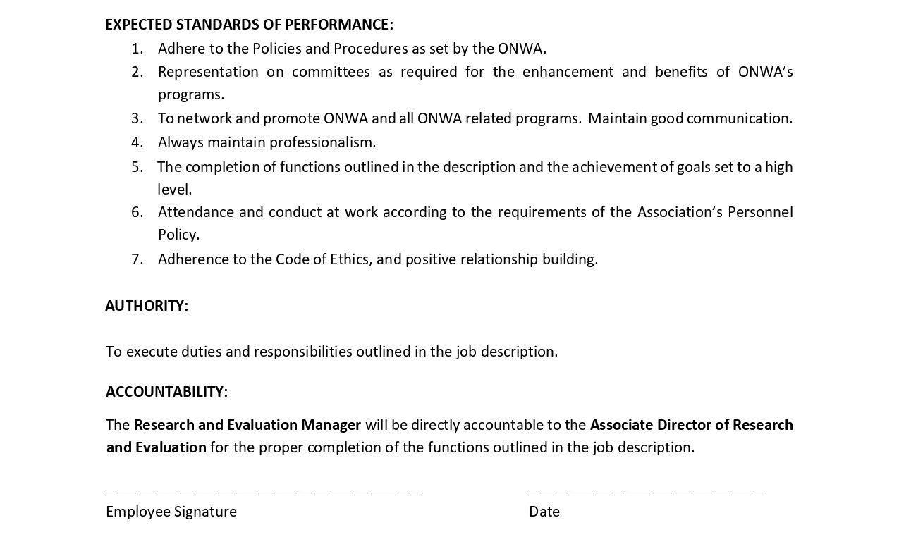 Research and Evaluation Manager - Remote in Ontario 6