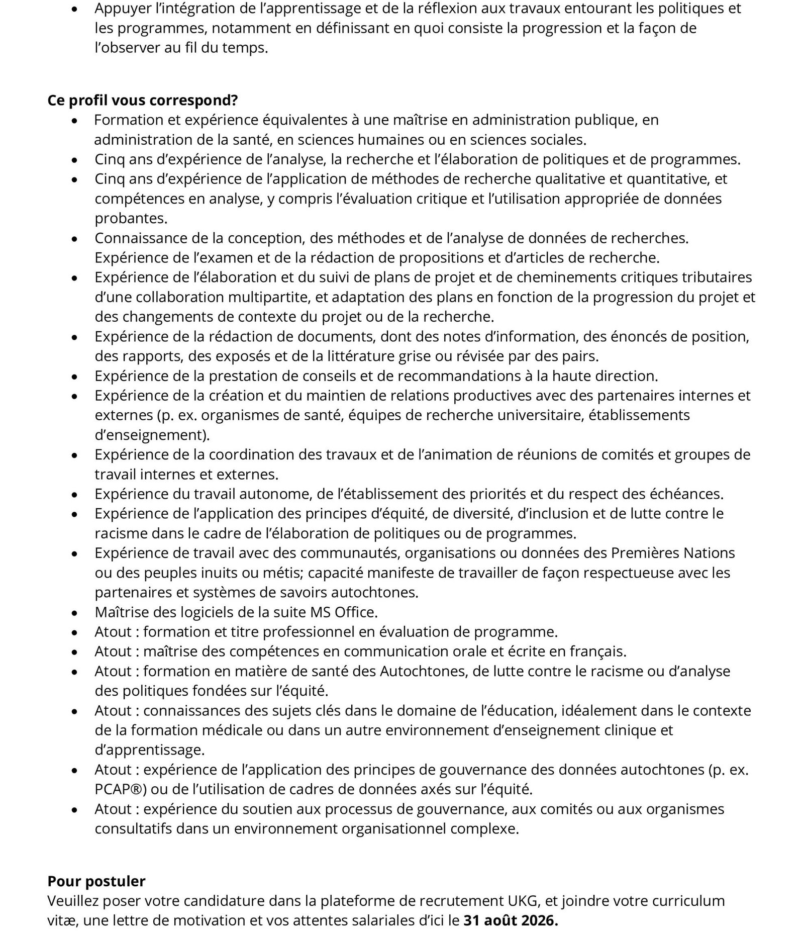 Senior Policy Analyst 5