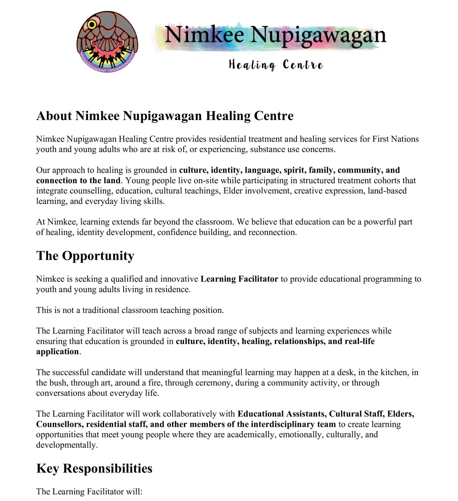 Learning Facilitator 1