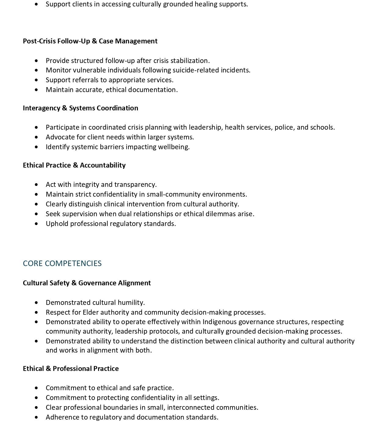 Mental Health & addictions Counsellor EAGLE Crisis Team 3