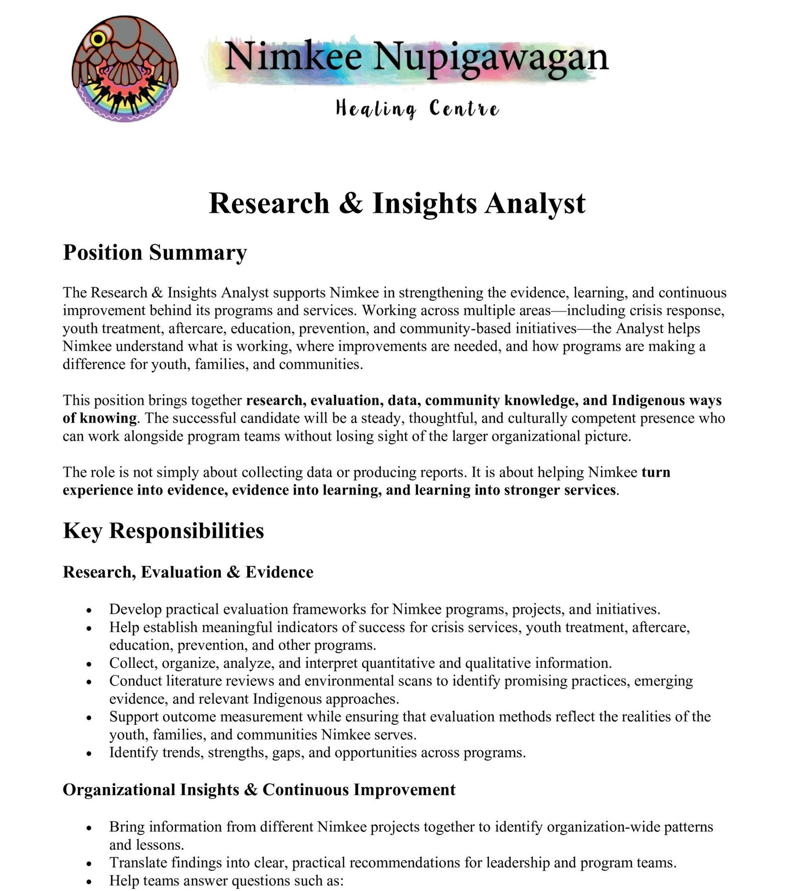 Research & Insights Analyst 1