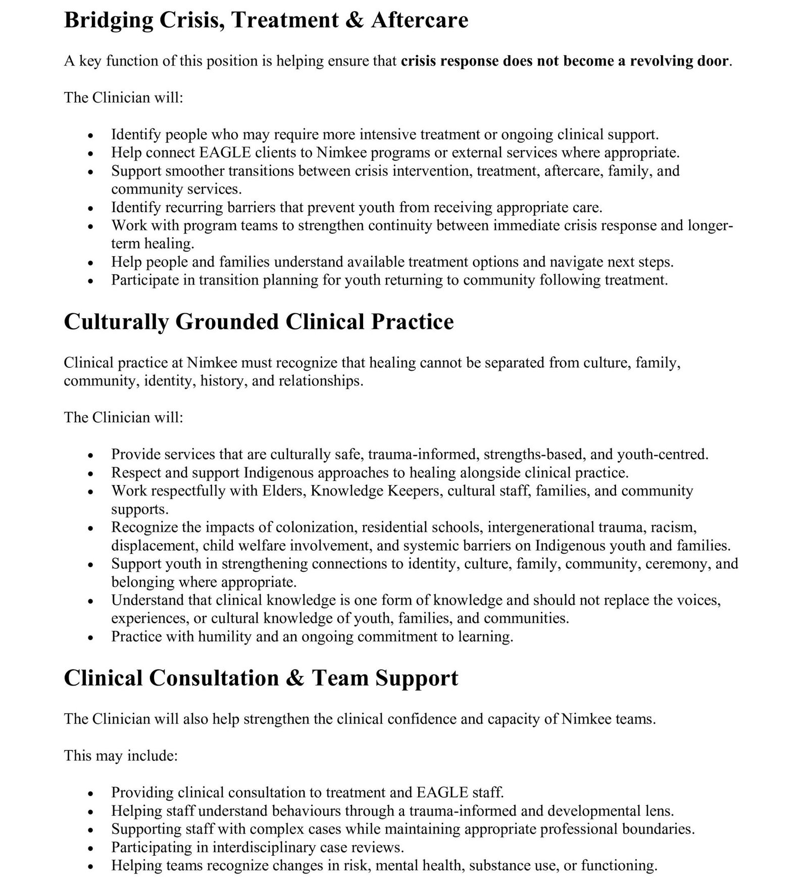Clinician - Youth Treatment & EAGLE Crisis Response 3