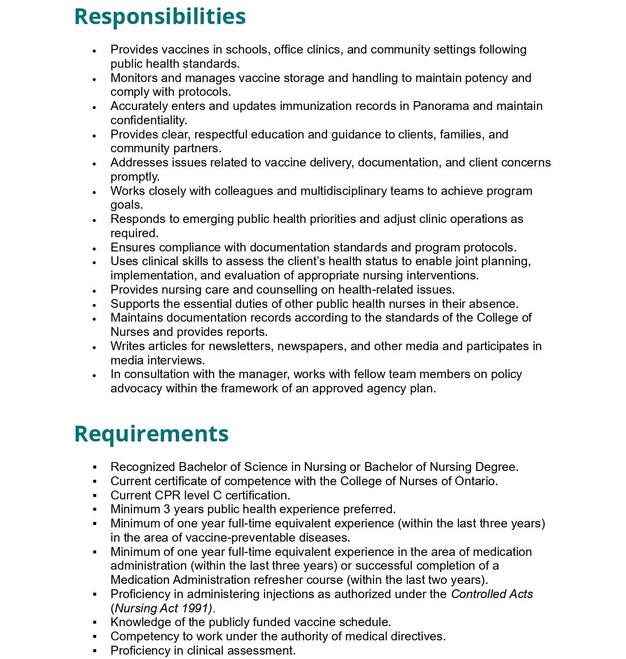 Public Health Nurse 2