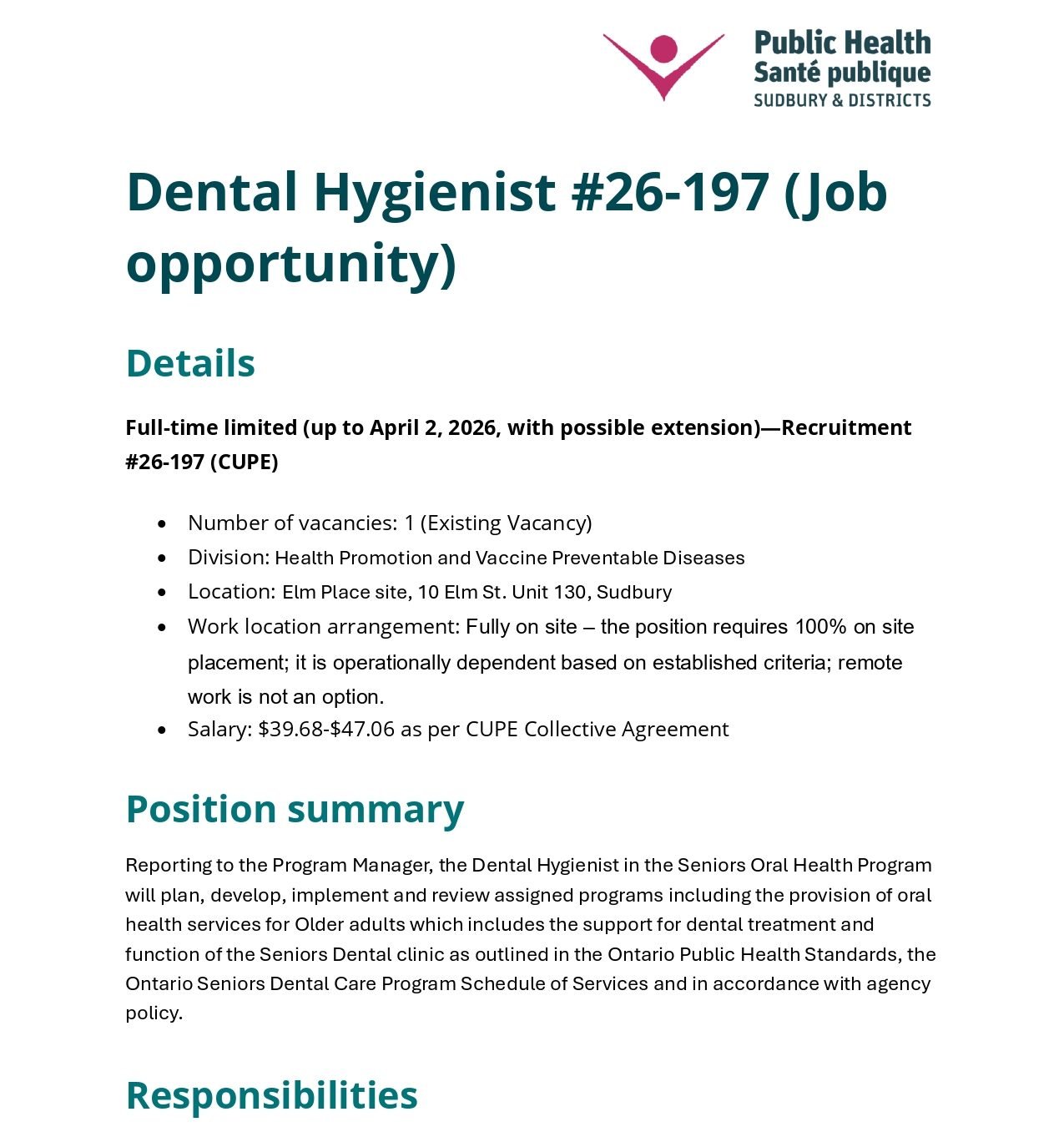 Dental Hygienist 1