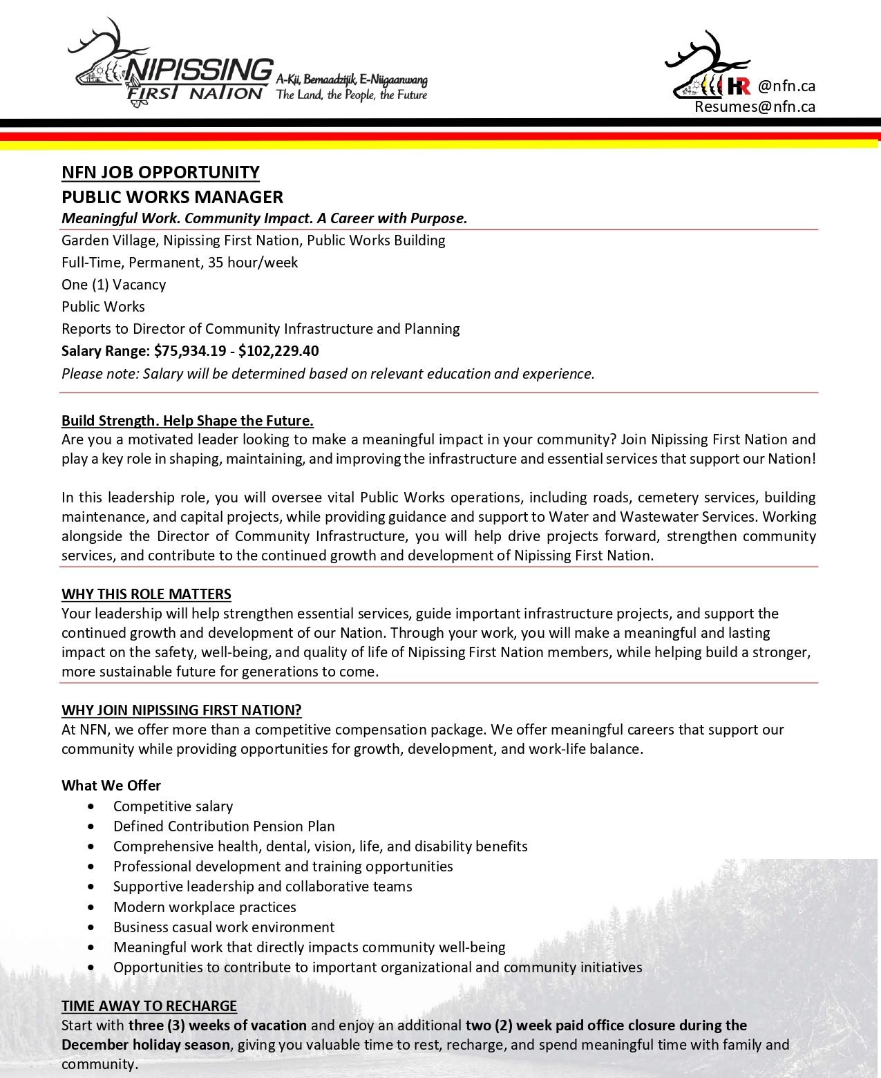 Public Works Manager 1