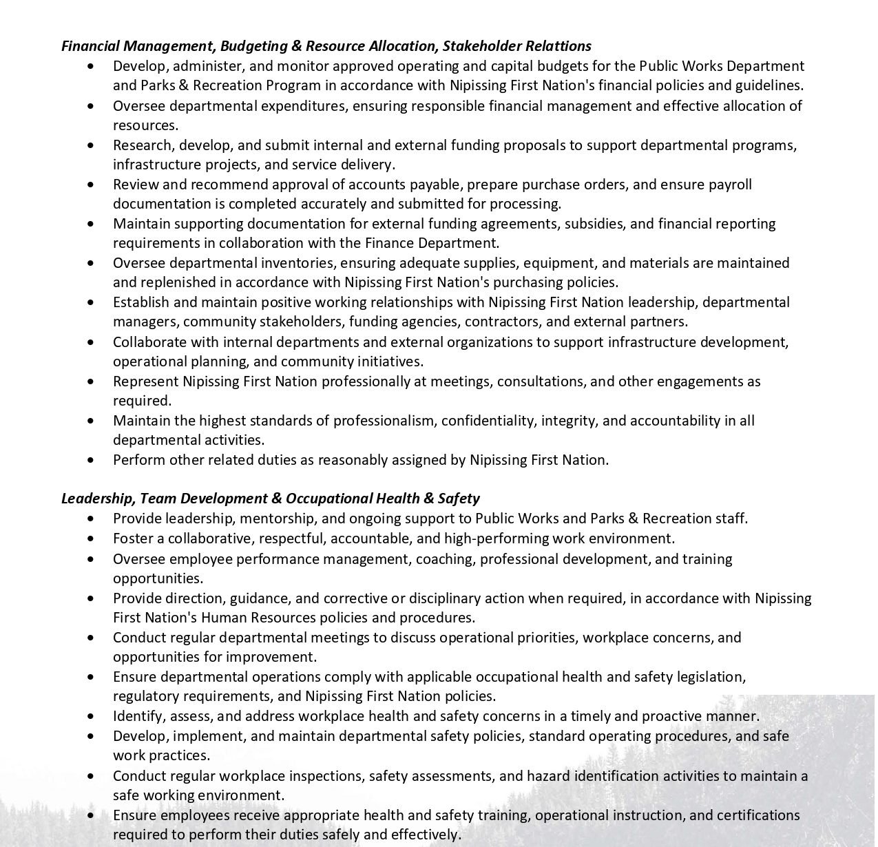 Public Works Manager 3