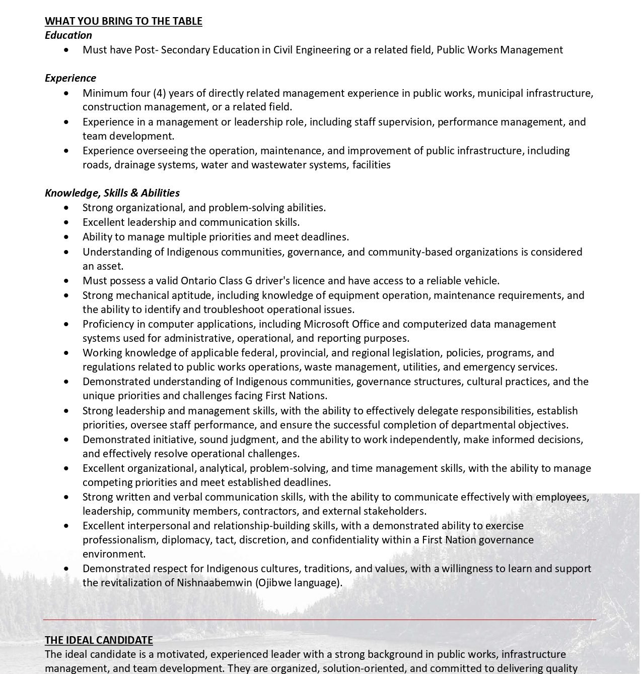 Public Works Manager 4